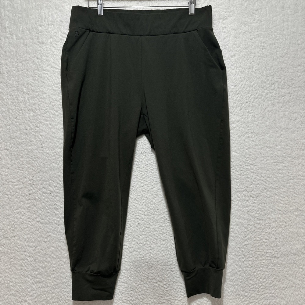 Public Rec All Day Jogger Pants Women's Size 36 Stretch Waist High Rise Cuffed‎